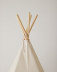 Beige Kids Indoor and Outdoor Teepee Tent