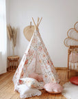 Flower Power Teepee Tent for Imaginative Kids