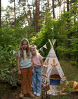 Colourful Teepee Tent for Play and Imagination
