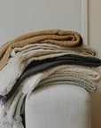 Nantucket Linen Throw - available in 5 colors