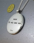 Travel Viking Rune Personalised Silver Necklace
