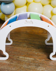 Rainbow Climber and Indoor Swing Set for Kids