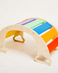 Rainbow Climber and Indoor Swing Set for Kids
