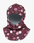 Kids Thermal Fleece Balaclava in Winter Flowers