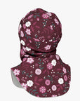 Thermal Merino Balaclava for Kids Winter Flowers
