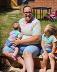 Tie Dye Breastfeeding Top