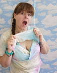 Tie Dye Breastfeeding Top