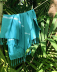 Teal Tie Dye Turkish Beach Towel