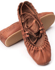 Leather Lace Up Dancing Shoes for Women