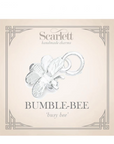 Tiny Bumble-Bee Silver Charm