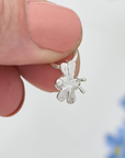 Tiny Bumble-Bee Silver Charm