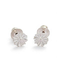 Daisy Tiny Silver Stud Earrings