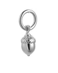 Tiny Acorn Silver Charm