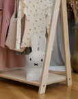 Tipi Clothing Rack For Children - Large Natural Wood