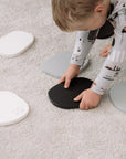 Tipi Stepping Stones - Enhance Balance, Coordination & Family Fun with Natural Wood & Grey Sets by Ette Tete at www.brixbailey.com