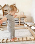 TipiToo® Small Balance Beam 3 Piece Set - Jute Rope