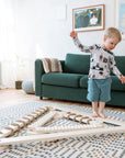 TipiToo® Small Balance Beam 3 Piece Set - Jute Rope