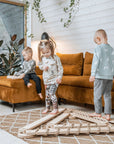 TipiToo® Small Balance Beam 3 Piece Set - Jute Rope