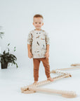 TipiToo® Large Balance Beam 3 Piece Set - White Rope