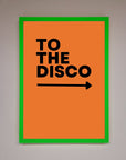 To The Disco Framed Print