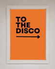 To The Disco Framed Print