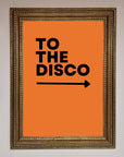 To The Disco Framed Print