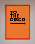 To The Disco Framed Print