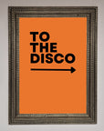 To The Disco Framed Print