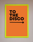 To The Disco Framed Print