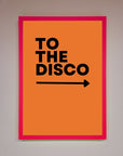 To The Disco Framed Print