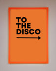 To The Disco Framed Print