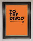 To The Disco Framed Print