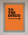 To The Disco Framed Print