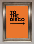 To The Disco Framed Print