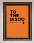 To The Disco Framed Print