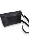 Lisbon Black Leather Crossbody Bag