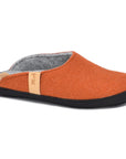 Brussels Lambswool Felt Slippers Terracotta