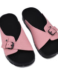 Rome Vegan Sandals in Pink