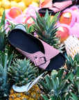 Rome Vegan Sandals in Pink