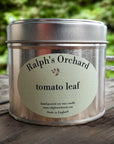 Premium wooden flower press and scented candle gift set for gardeners, luxury lavender or tomato vine fragrance, handcrafted botanical preservation kit by Ralph's Orchard at brixbailey.com