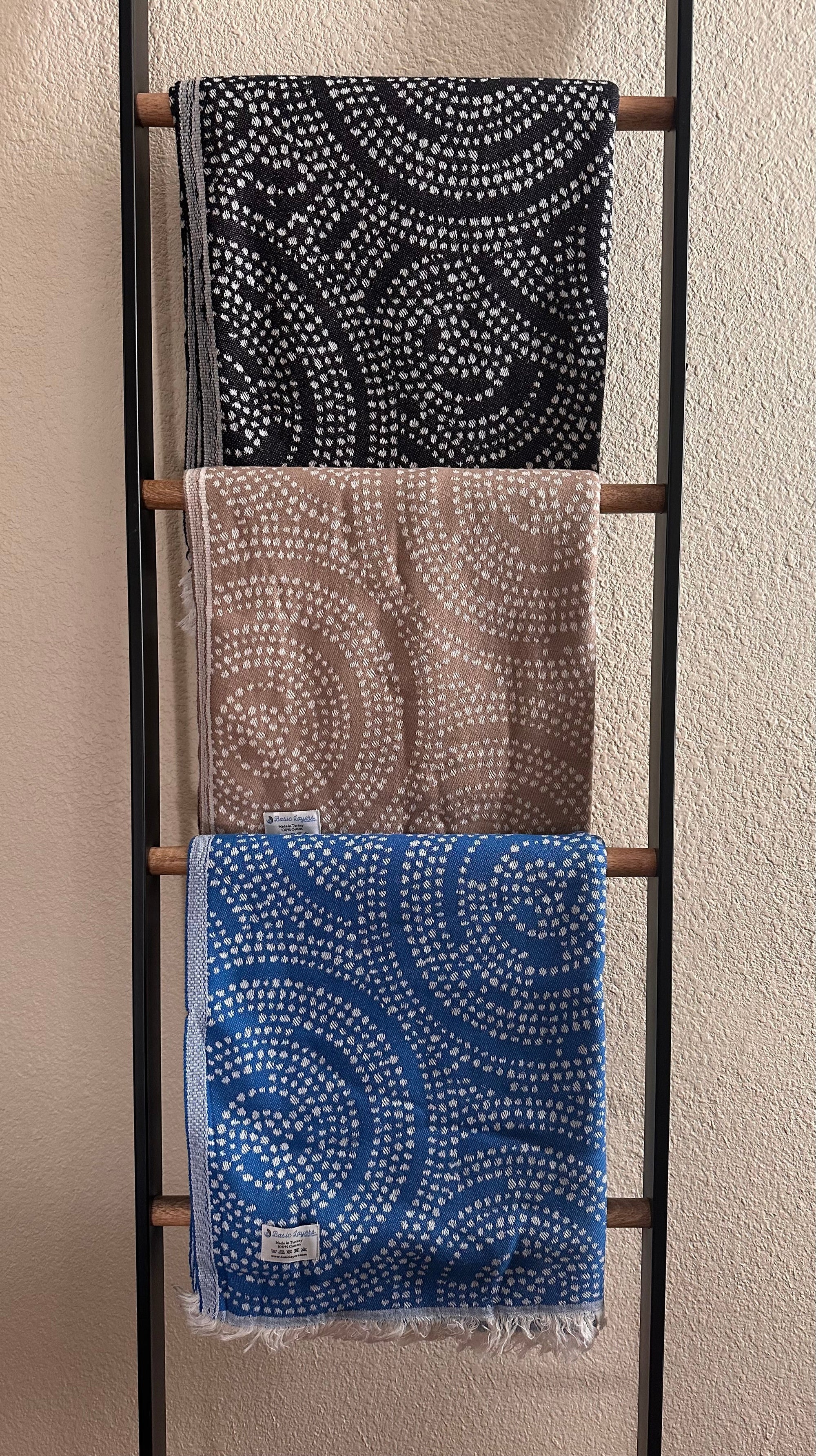 CIRCLES TURKISH COTTON THROW