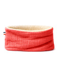 tour de cou en coton bio fraise