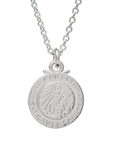 Personalised St Christopher Silver Necklace