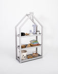 House Shaped Kids Shelf for Playful Storage