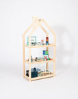 House Shaped Kids Shelf for Playful Storage