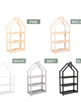 House Shaped Kids Shelf for Playful Storage