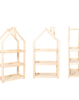 House Shaped Kids Shelf for Playful Storage