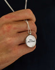 Travel Viking Rune Personalised Silver Necklace