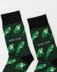 Bamboo Tree Frog Socks in Green
