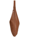 Camel Triangular leather tote bag brix and bailey ethical leather brand